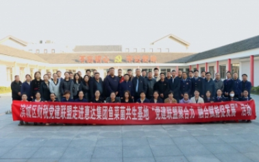 黨建聯盟聚合力 融合賦能促發展 ——濱城區財稅黨建聯盟走進惠