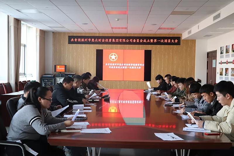 濱州市惠眾財金投資集團有限公司團委成立大會勝利召開(圖1)