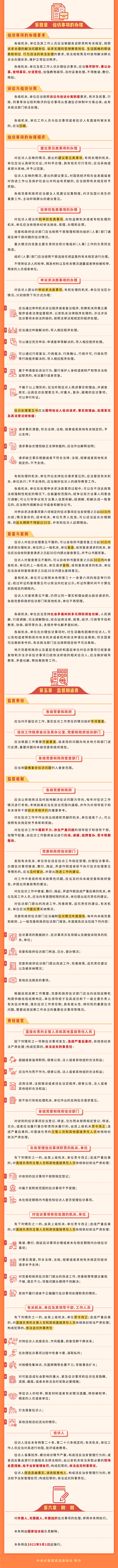 一圖讀懂應知應會黨紀法規  《信訪工作條例》(圖2)